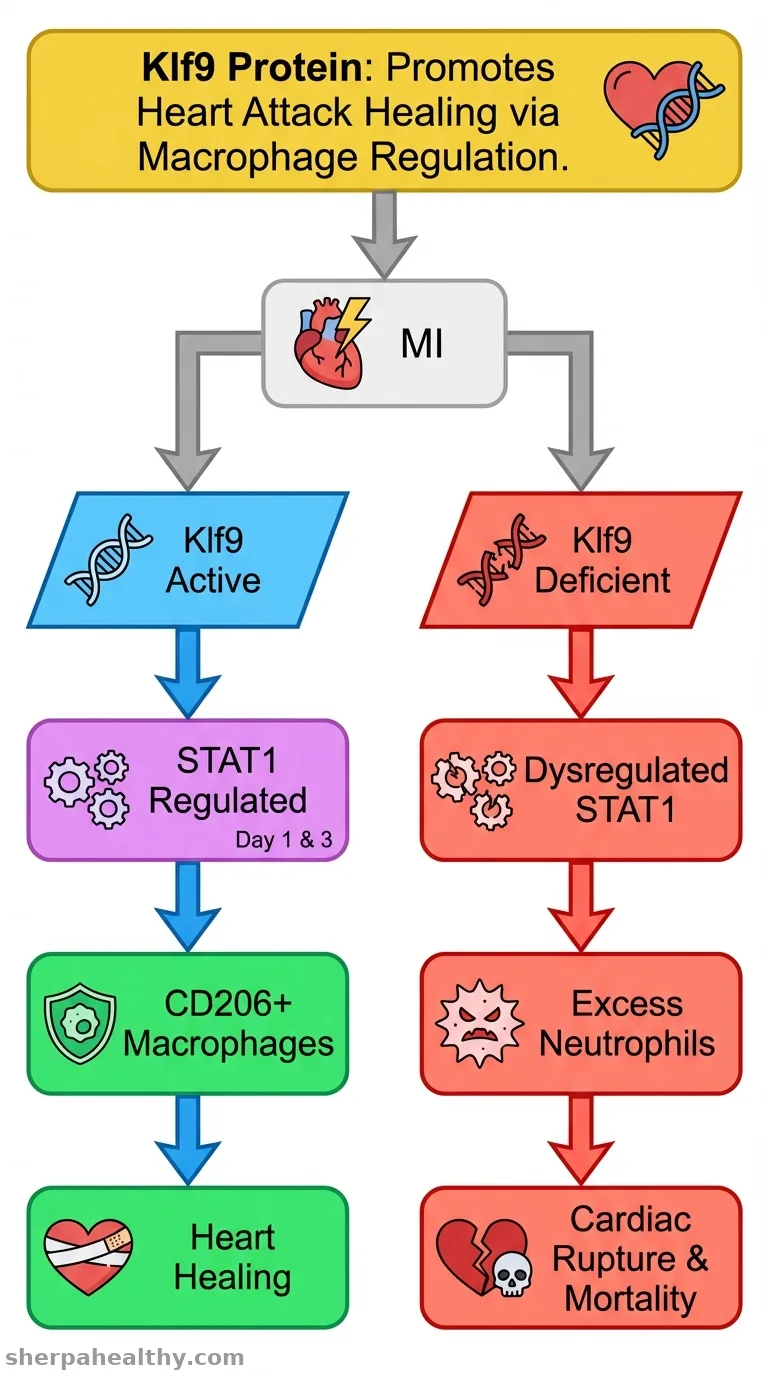 Klf9 promotes the repair of myocardial infarction by regulating macrophage recruitment and polarization.