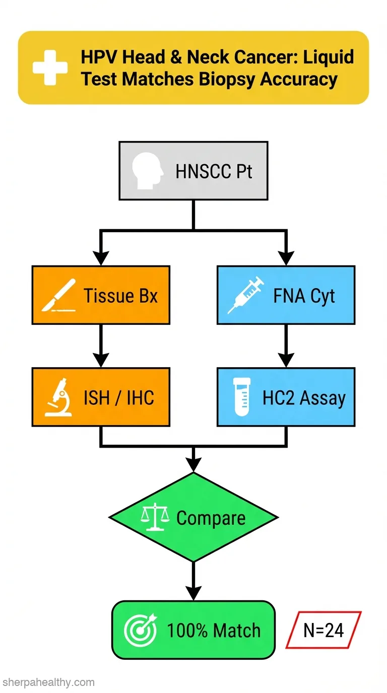 Application of the hybrid capture 2 assay to squamous cell carcinomas of the head and neck: a convenient liquid-phase approach for the reliable determination of human papillomavirus status.