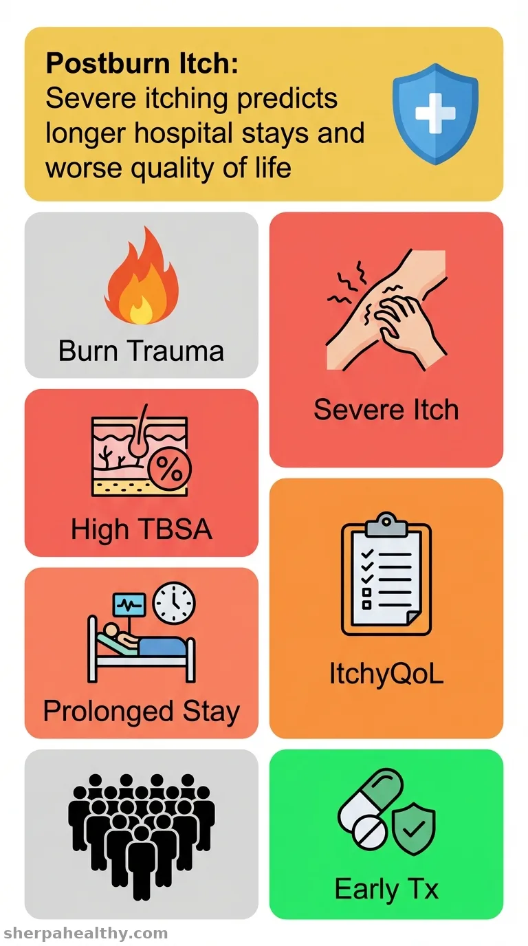 Impact of Acute In-Hospital Postburn Pruritus on Quality of Life: A Cross-Sectional Study.