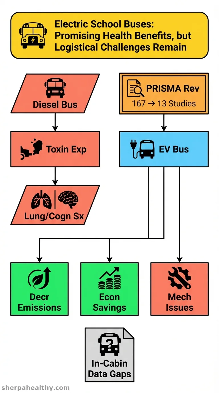 Health, economic, and environmental impacts of electric school bus adoption: A scoping review.