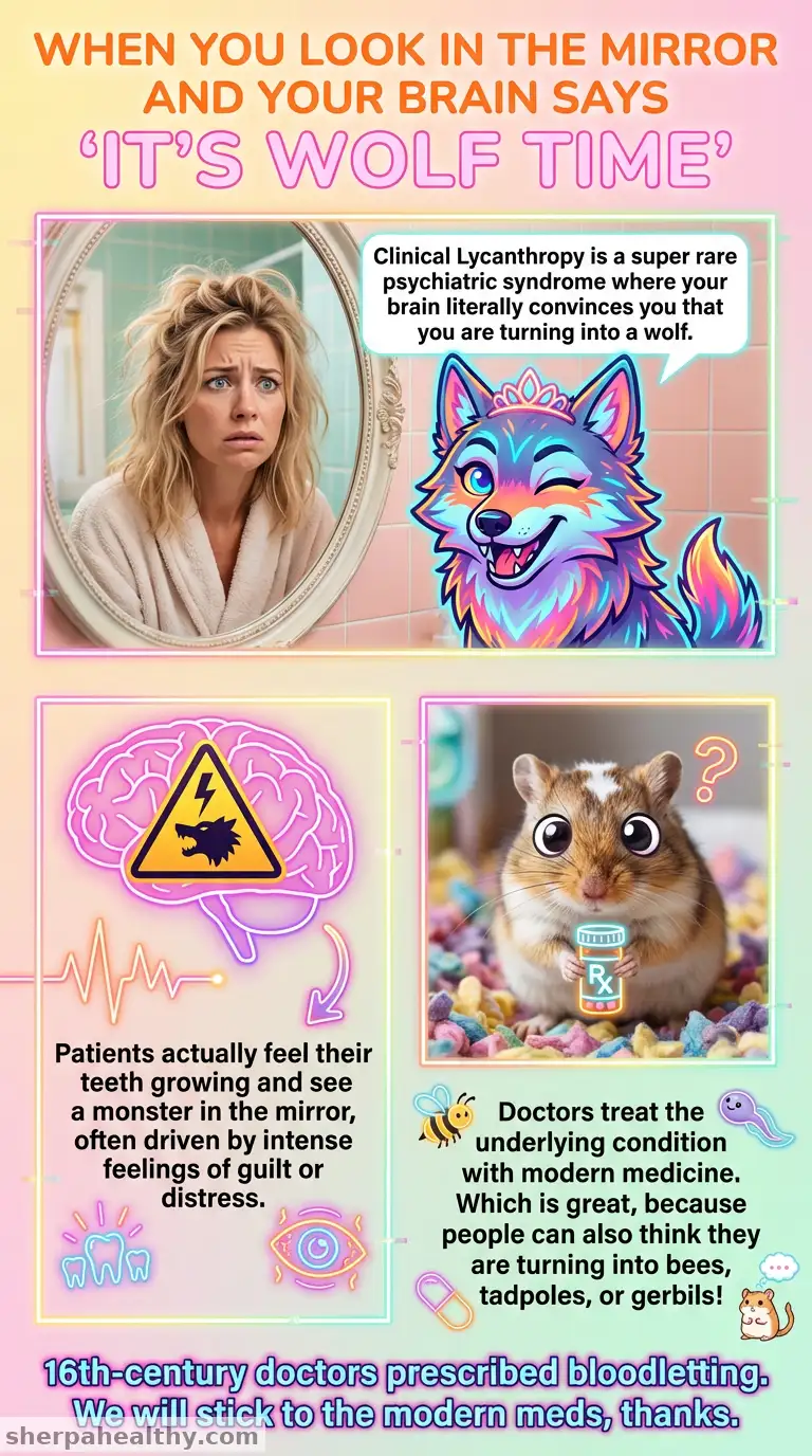 Clinical Lycanthropy: When Your Brain Insists You're Turning Into A Wolf