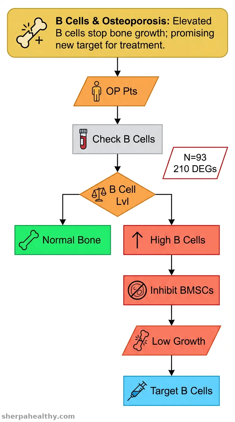B lymphocytes impair osteogenesis by inhibiting BMSC differentiation in osteoporosis.