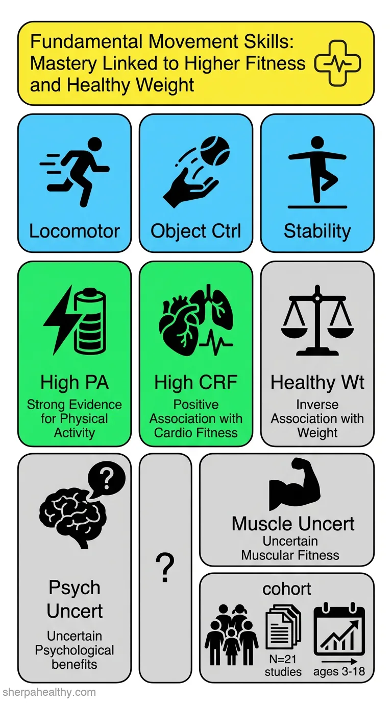 Fundamental movement skills in children and adolescents: review of associated health benefits.
