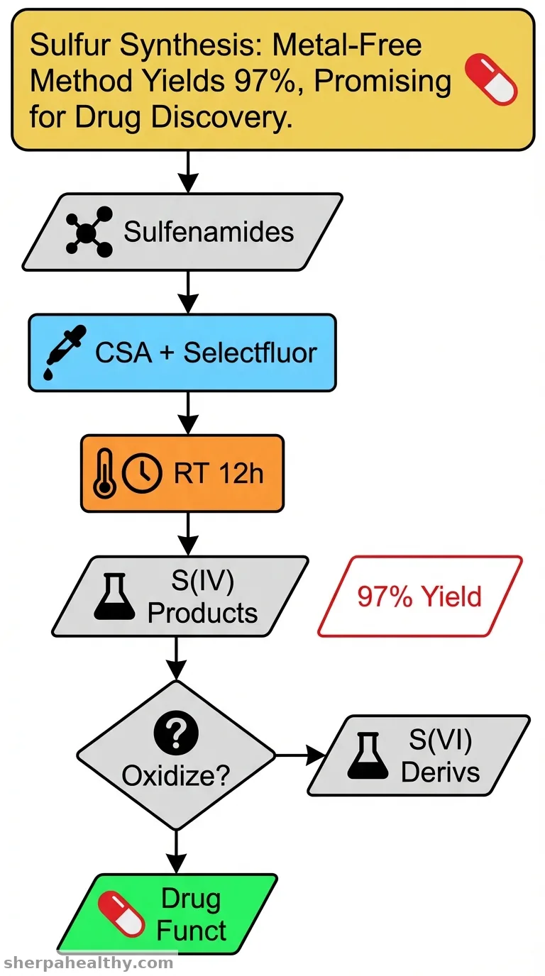 Brønsted acid-catalyzed synthesis of sulfinamidines and sulfinimidate esters through electrophilic fluorination and substitution.