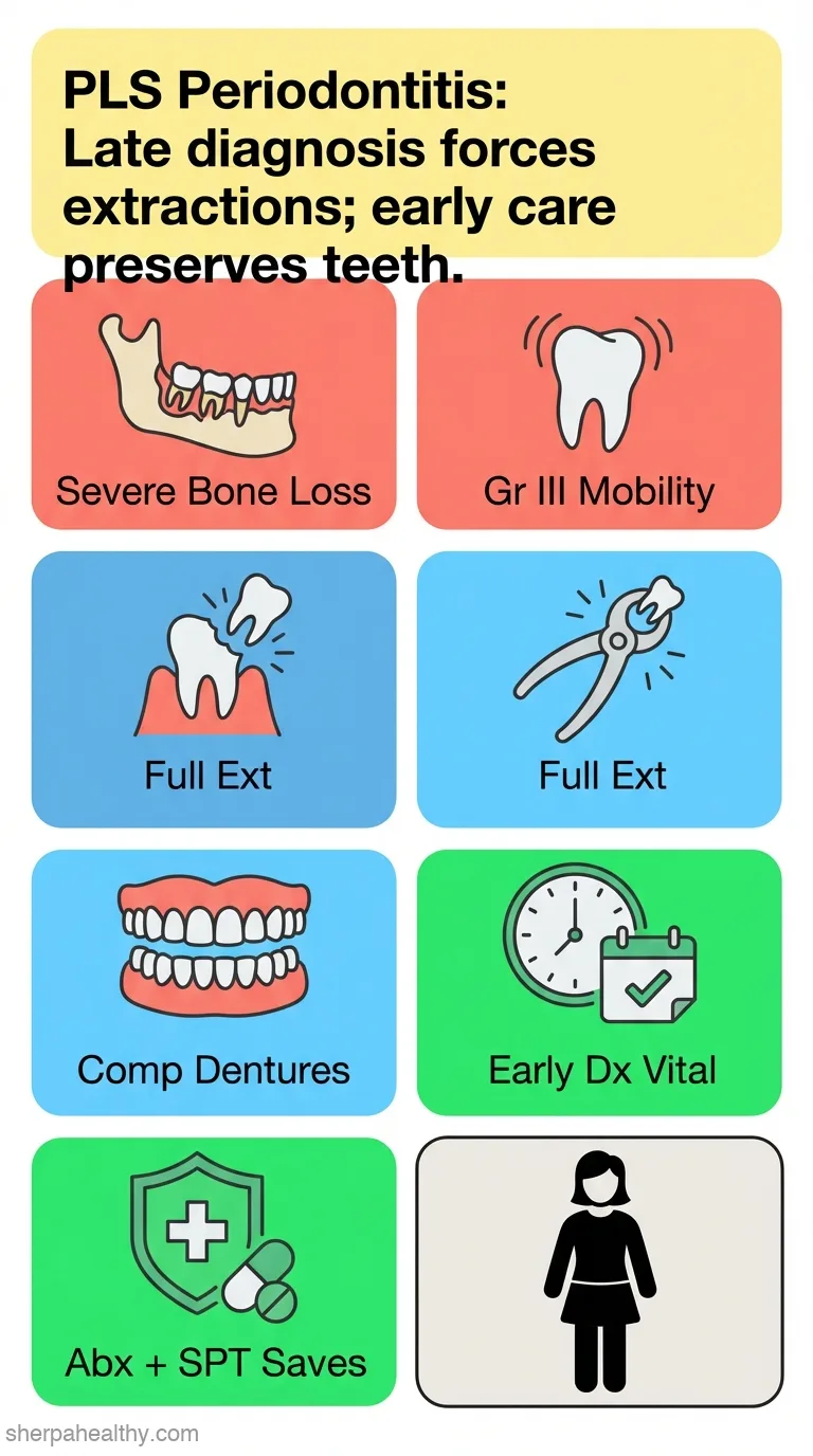 Dental management of a young patient with Papillon-Lefèvre syndrome.