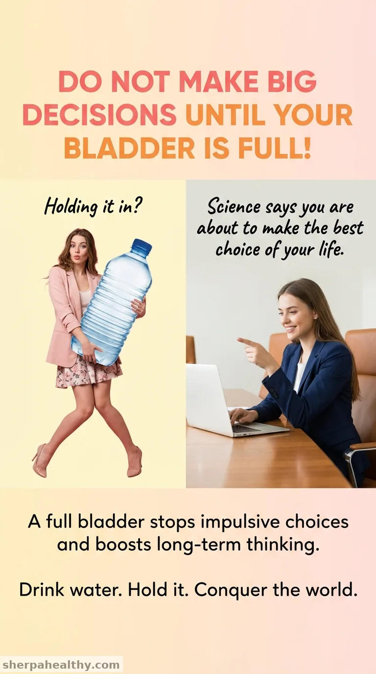 Needing To Pee Has A Strange And Beneficial Effect On Your Decision-Making