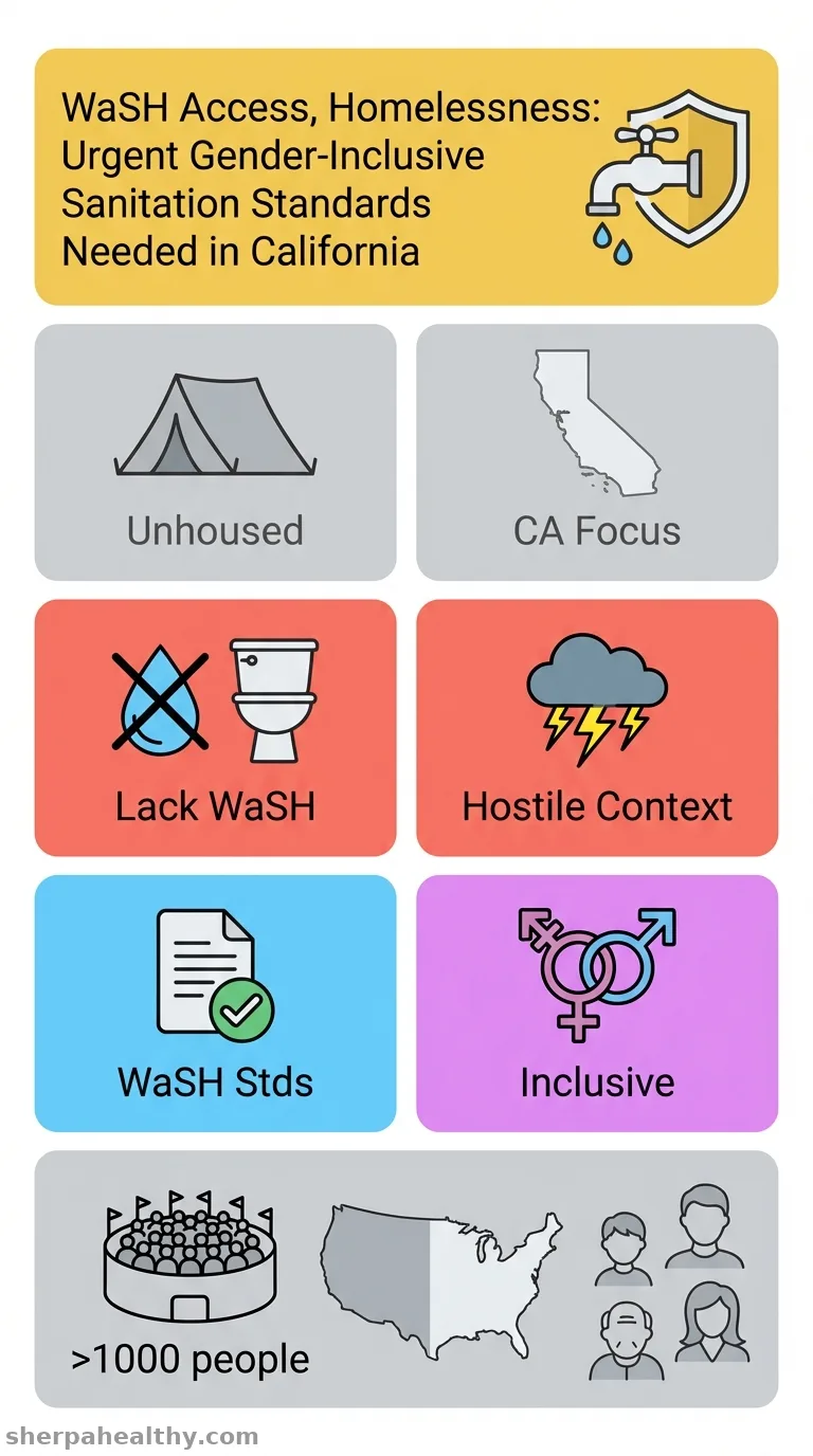 "It's not something that can wait": Defining and promoting gender-inclusive standards for WaSH access for Californians without housing.