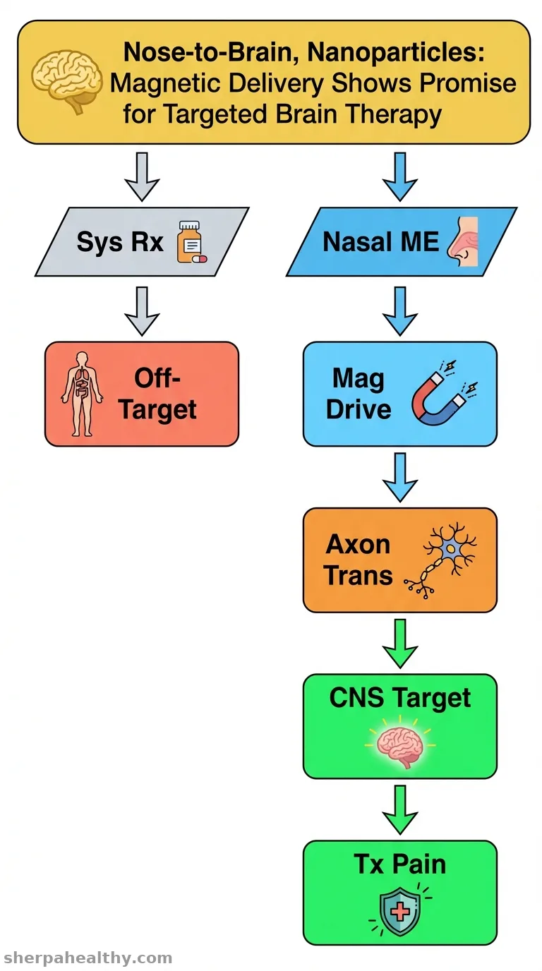 A wireless magnetoelectric-driven strategy to boost nose-to-brain drug delivery with сore-shell nanotransducers.
