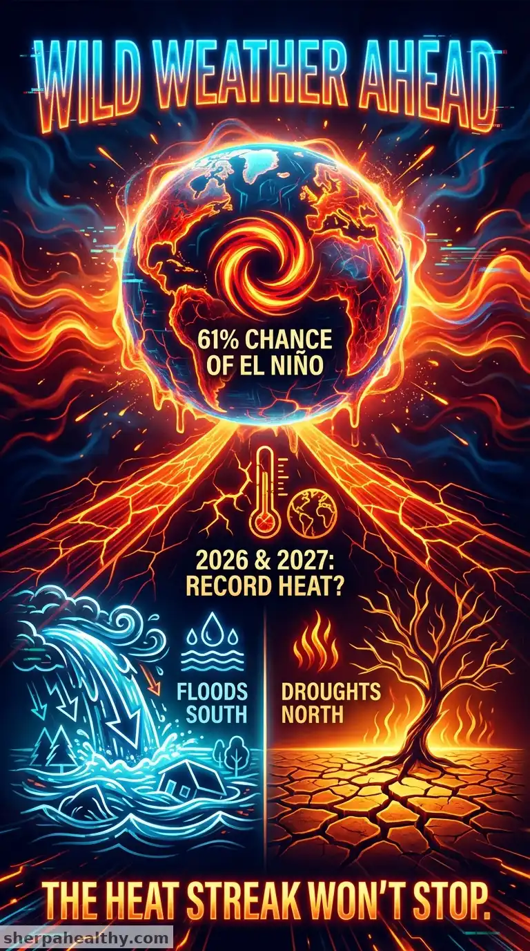 NOAA Predicts A 61 Percent Chance Of El Niño Emerging Between May and June This Year