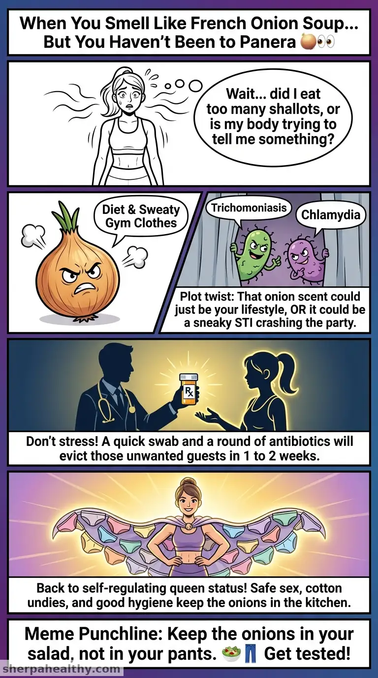 What STI Smells Like Onions and How Is It Treated?