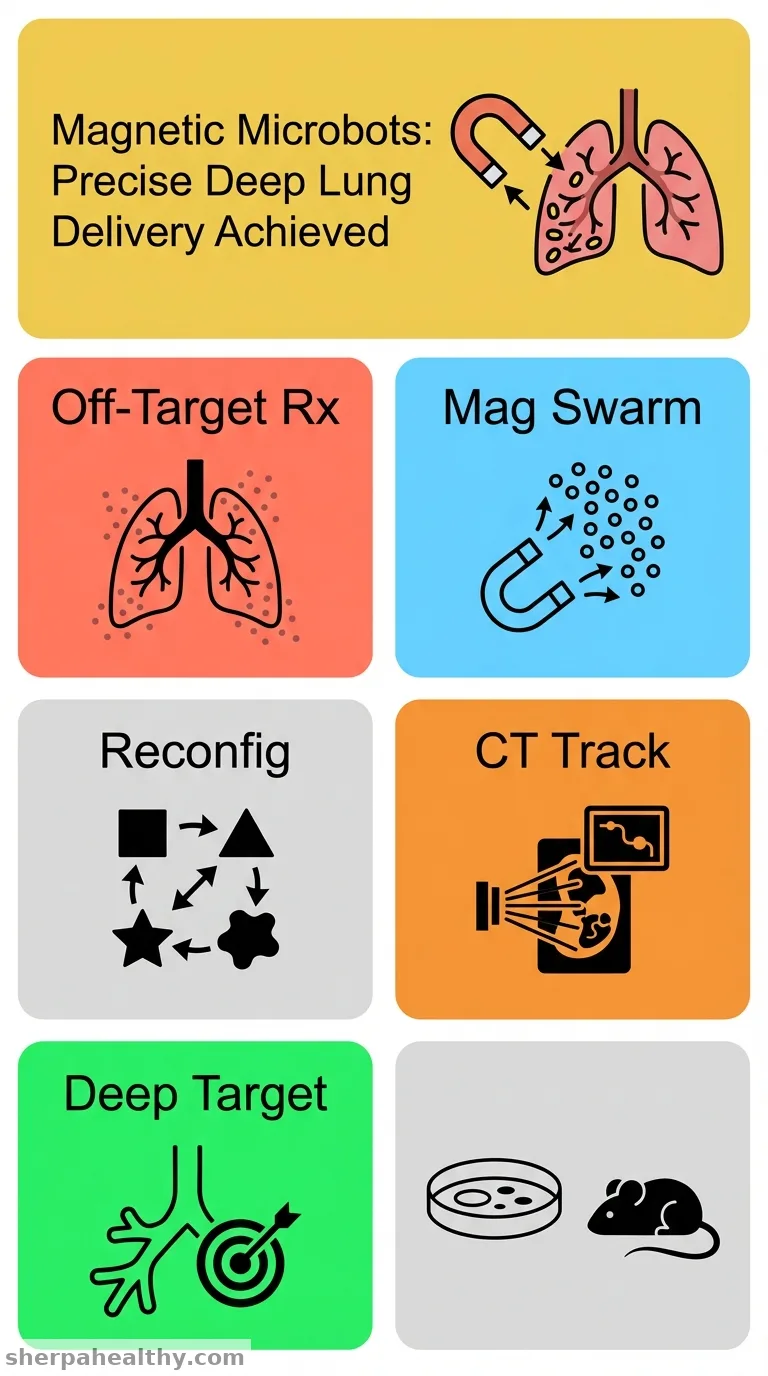Active microgel particle swarms for intrabronchial targeted delivery.