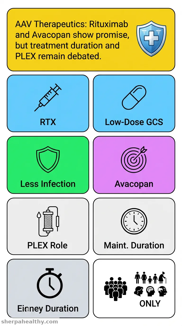Therapeutics controversies in antineutrophilic cytoplasmic antibody-associated vasculitis.