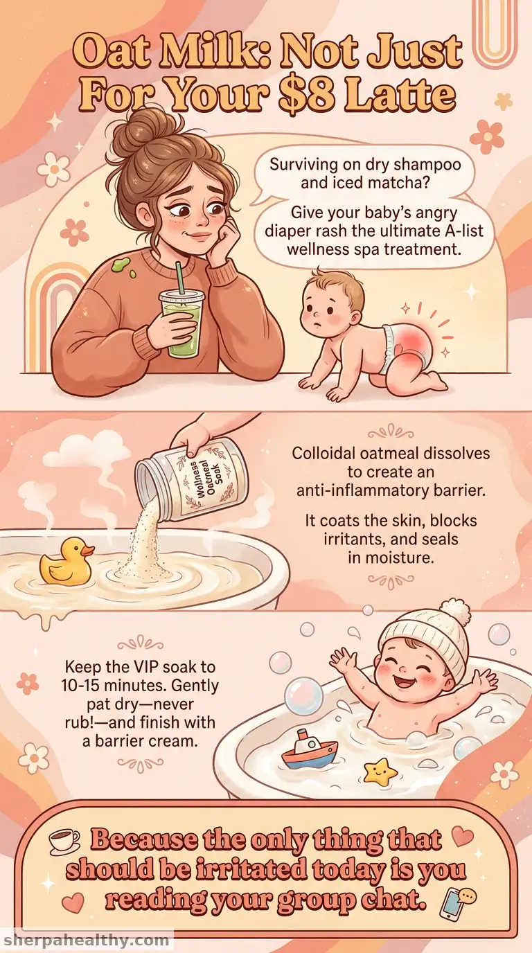 How to Use Oatmeal Baths to Soothe Your Baby’s Diaper Rash