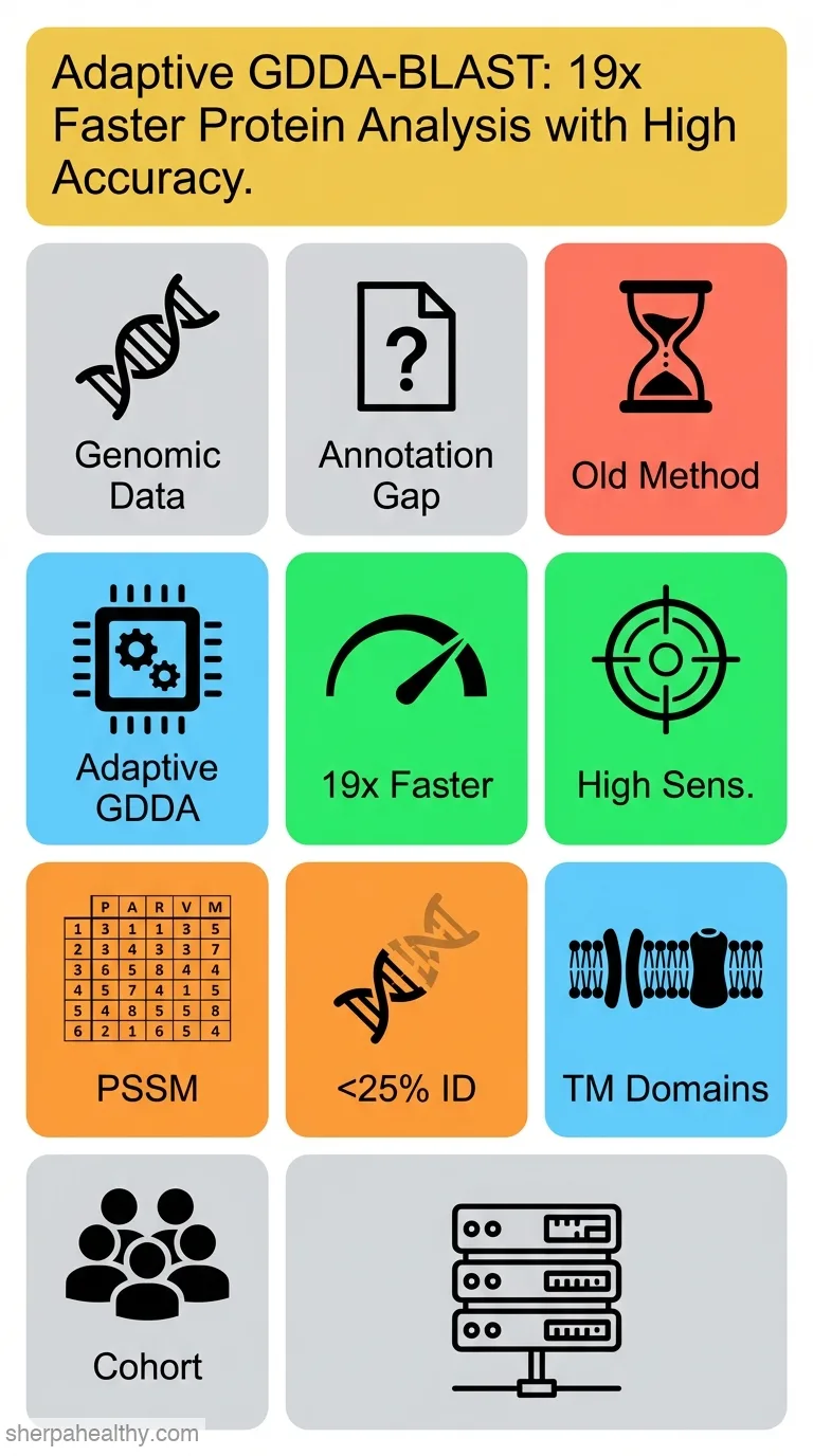 Adaptive GDDA-BLAST: fast and efficient algorithm for protein sequence embedding.