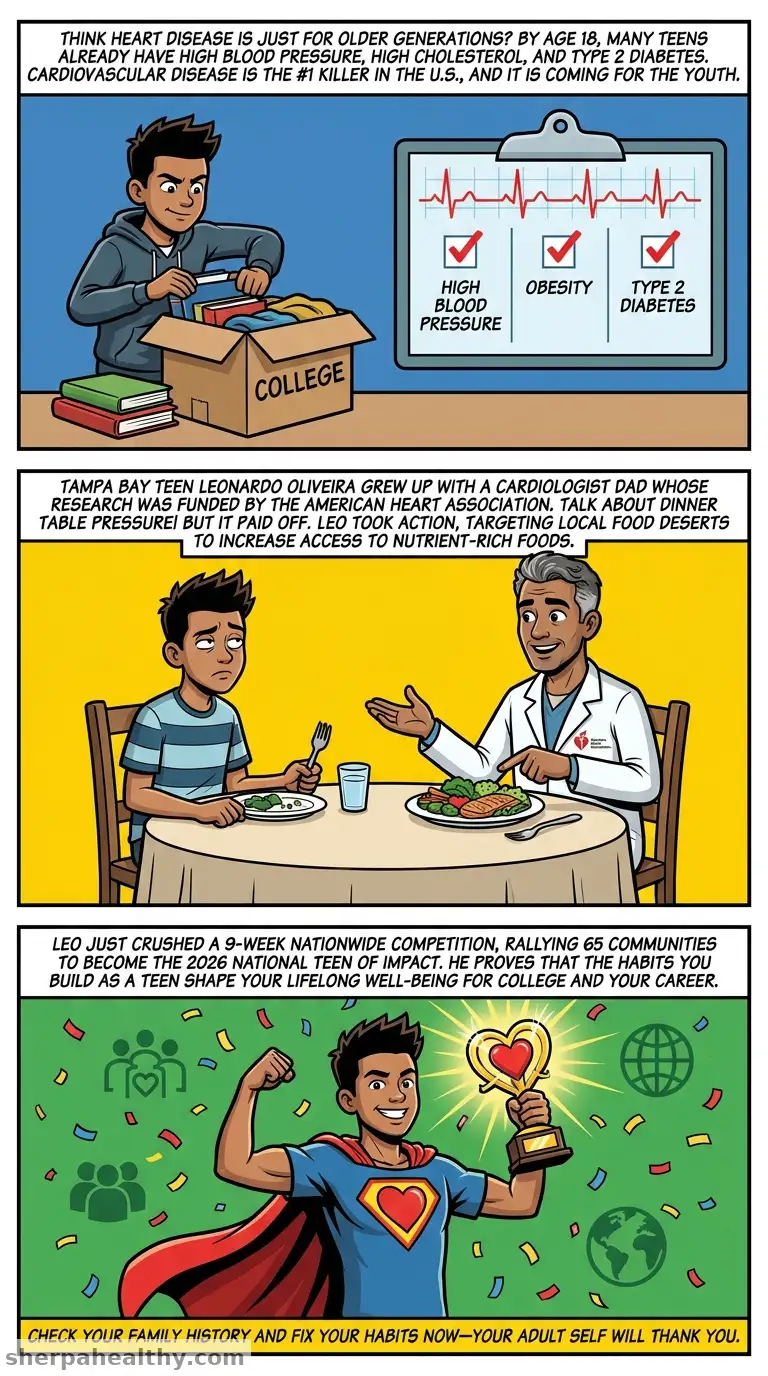 Tampa Bay teen rallies community for nutrition and heart health, earning national honor