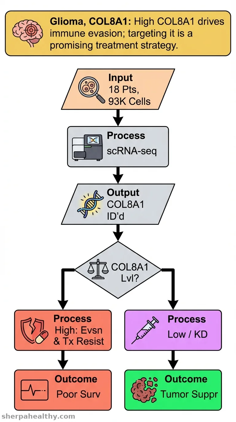 COL8A1 as a pro-inflammatory mediator bridges immune evasion and therapy resistance in glioma.