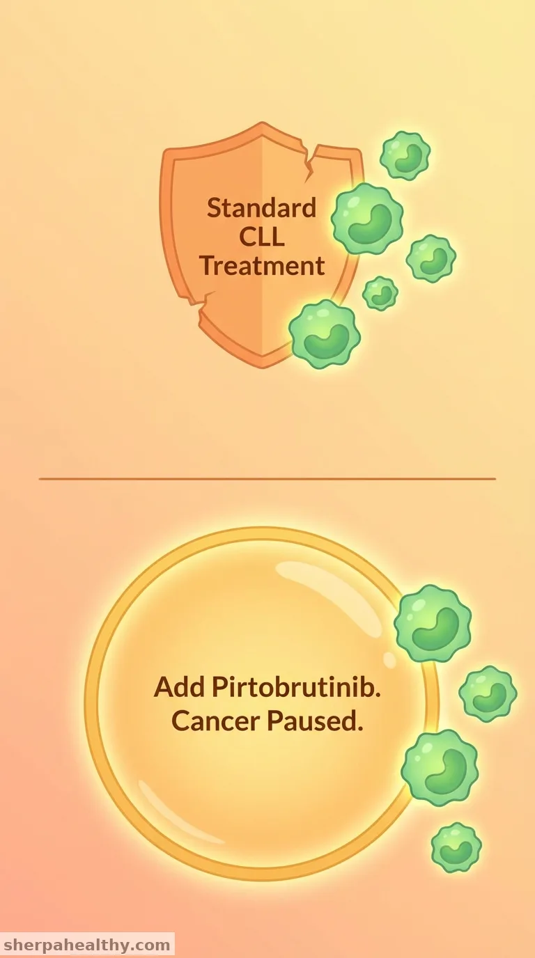 Pirtobrutinib Combo Regimen Improves PFS in Relapsed or Refractory CLL/SLL