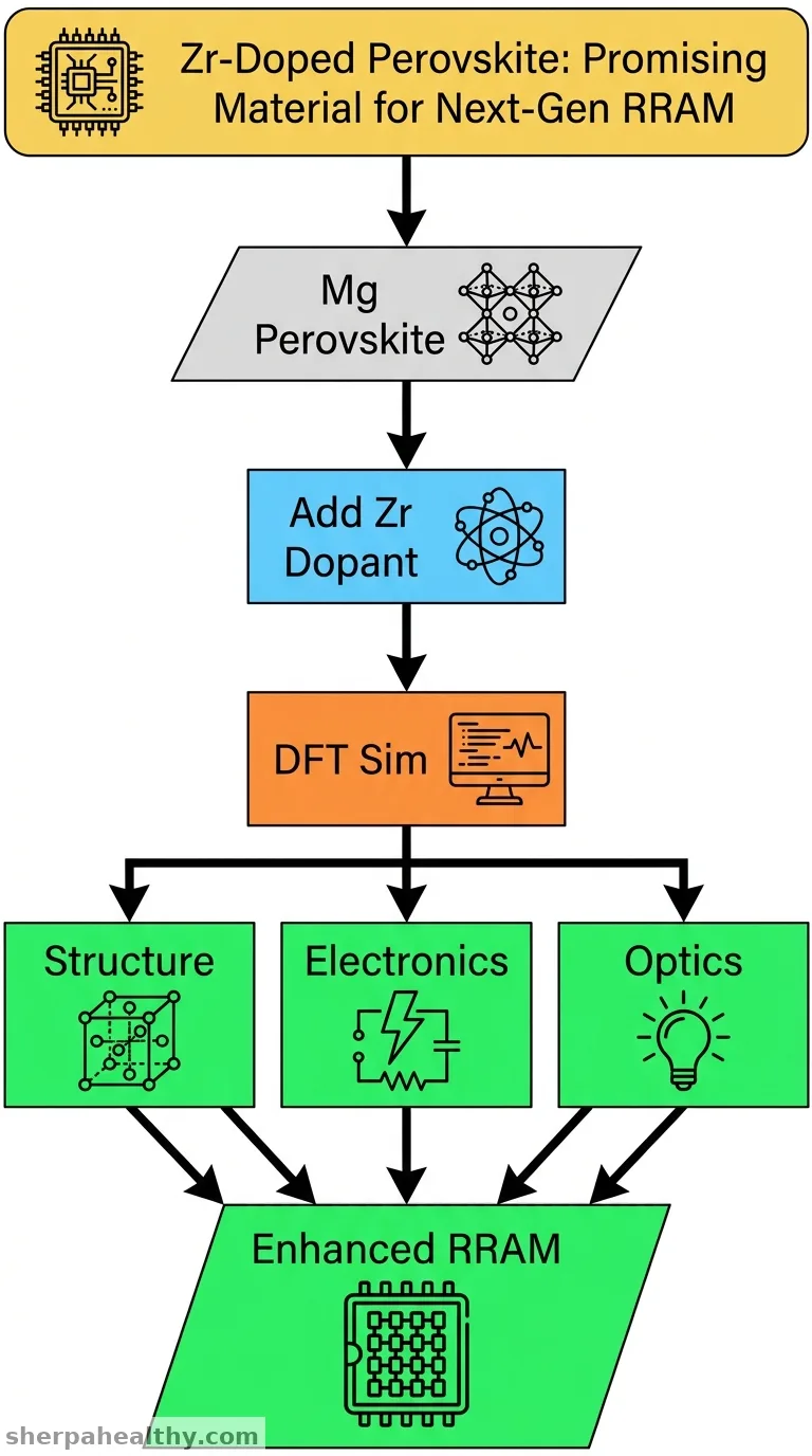 The impact of increasing Zr dopant concentration in Ruddlesden Popper perovskite to enhance Resistive Random-Access Memory performance: Using the DFT method.
