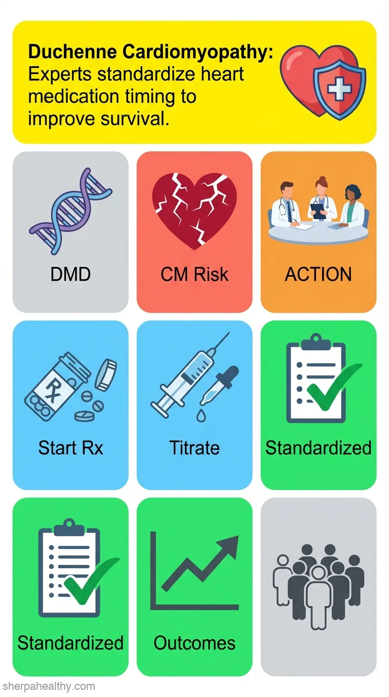 Cardiac treatment for Duchenne muscular dystrophy: consensus recommendations from the ACTION muscular dystrophy committee.