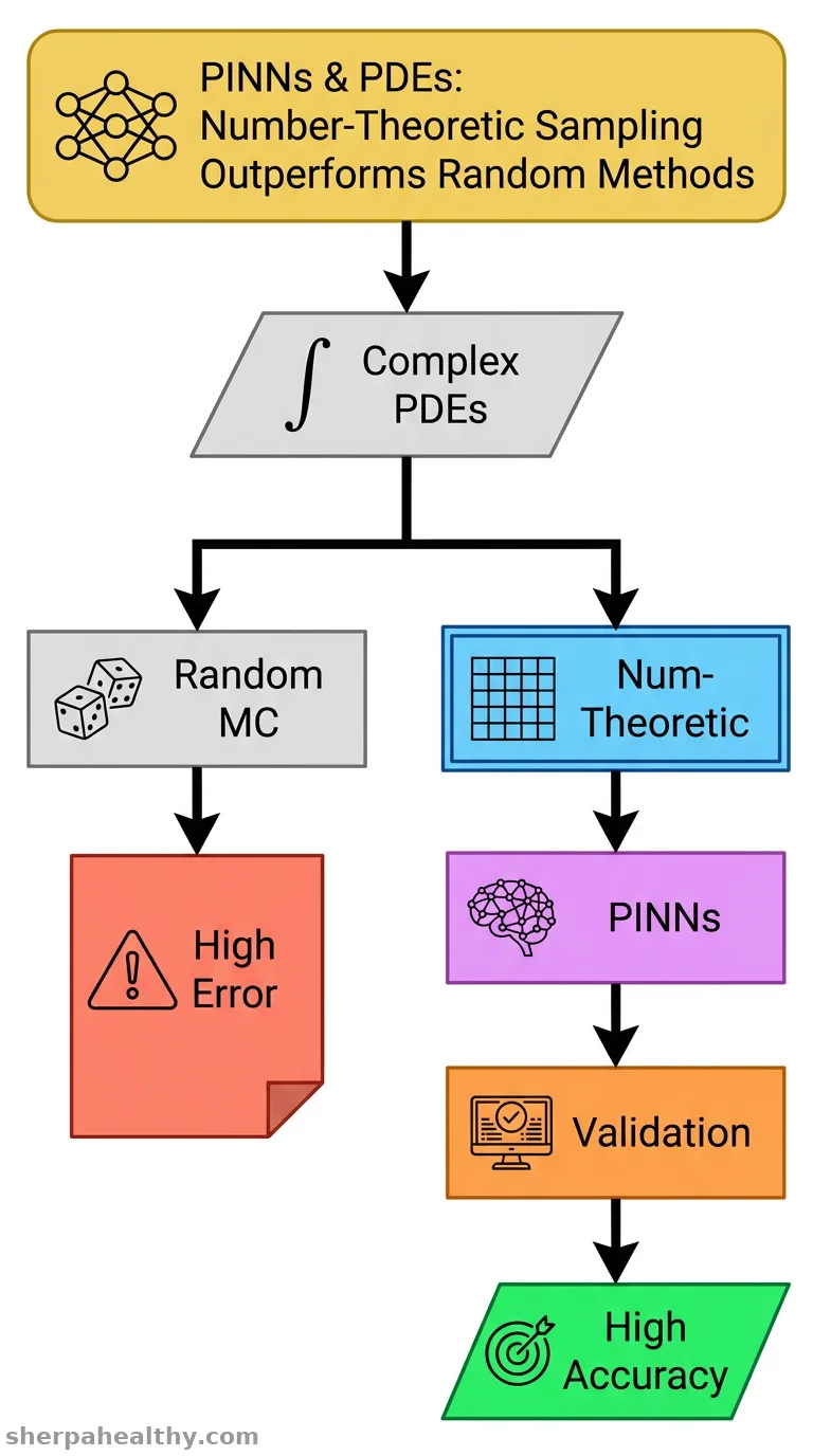 A novel number-theoretic sampling method for neural network solutions of partial differential equations.