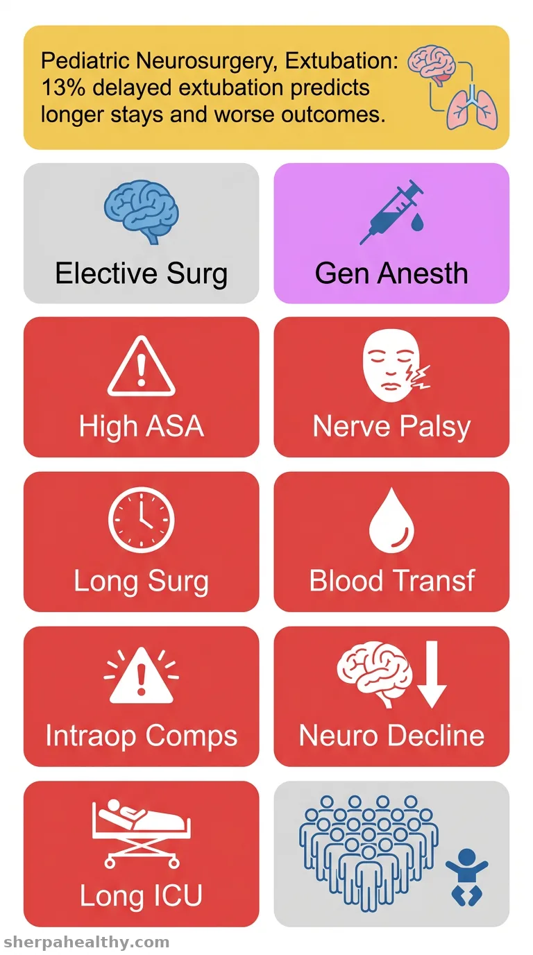 Incidence, Risk Factors, and Outcomes of Non-Extubation in the Operating Room Following Elective Pediatric Neurosurgery-A Prospective Observational Study.