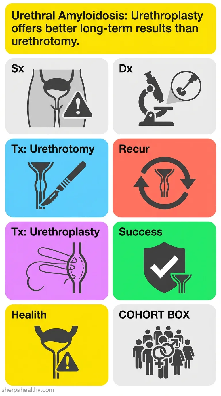What is the evidence for the management of urethral amyloidosis? A systematic review of the literature.