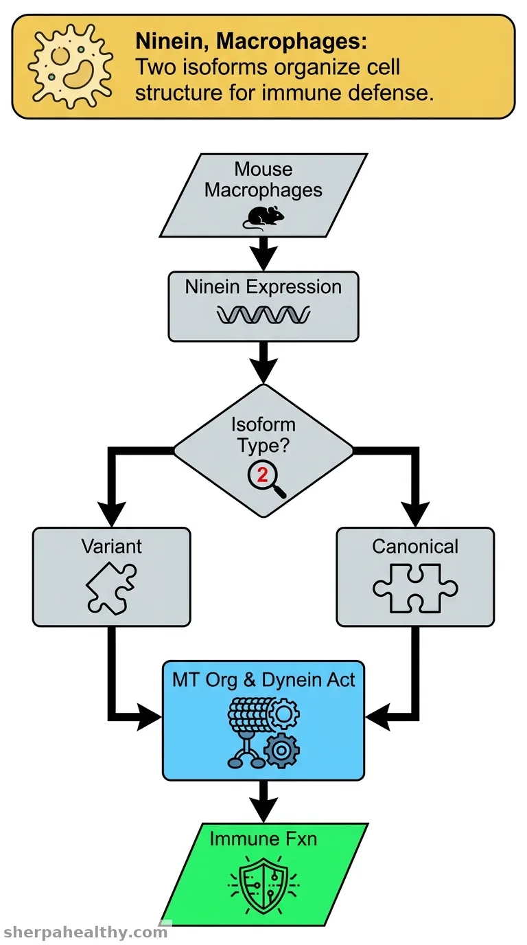 Ninein isoform contributions to intracellular processes and macrophage immune function.