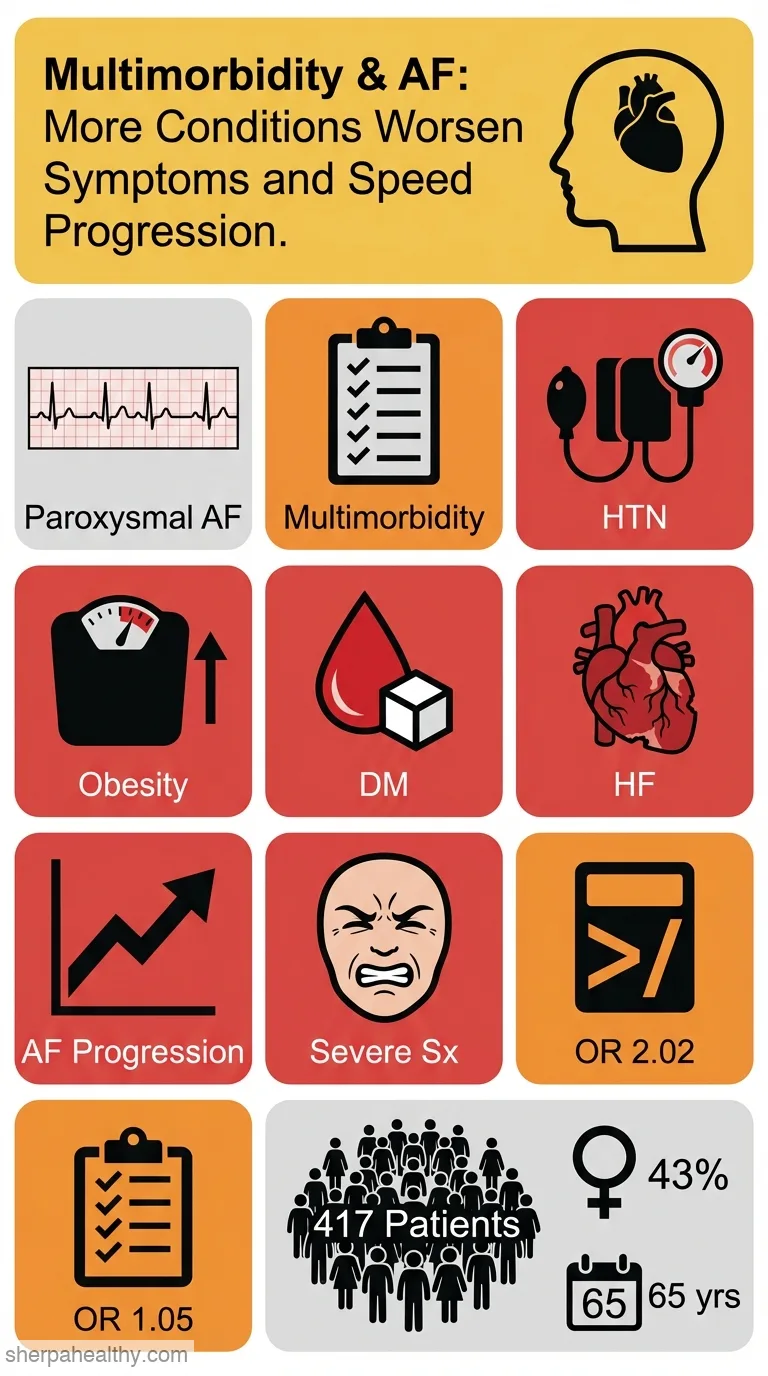 Multimorbidity Is Associated With Symptom Severity and Disease Progression in Patients with Paroxysmal Atrial Fibrillation-Data From the RACE V Study.