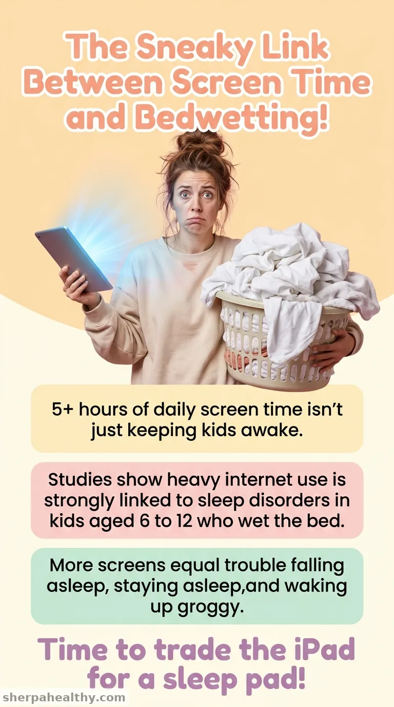 Problematic Media Use Linked to Sleep Disturbances in Children With Bedwetting