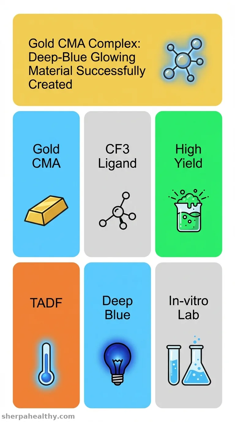 Deep-blue thermally activated delayed fluorescence of a CF3-substituted carbene-metal-amide complex.