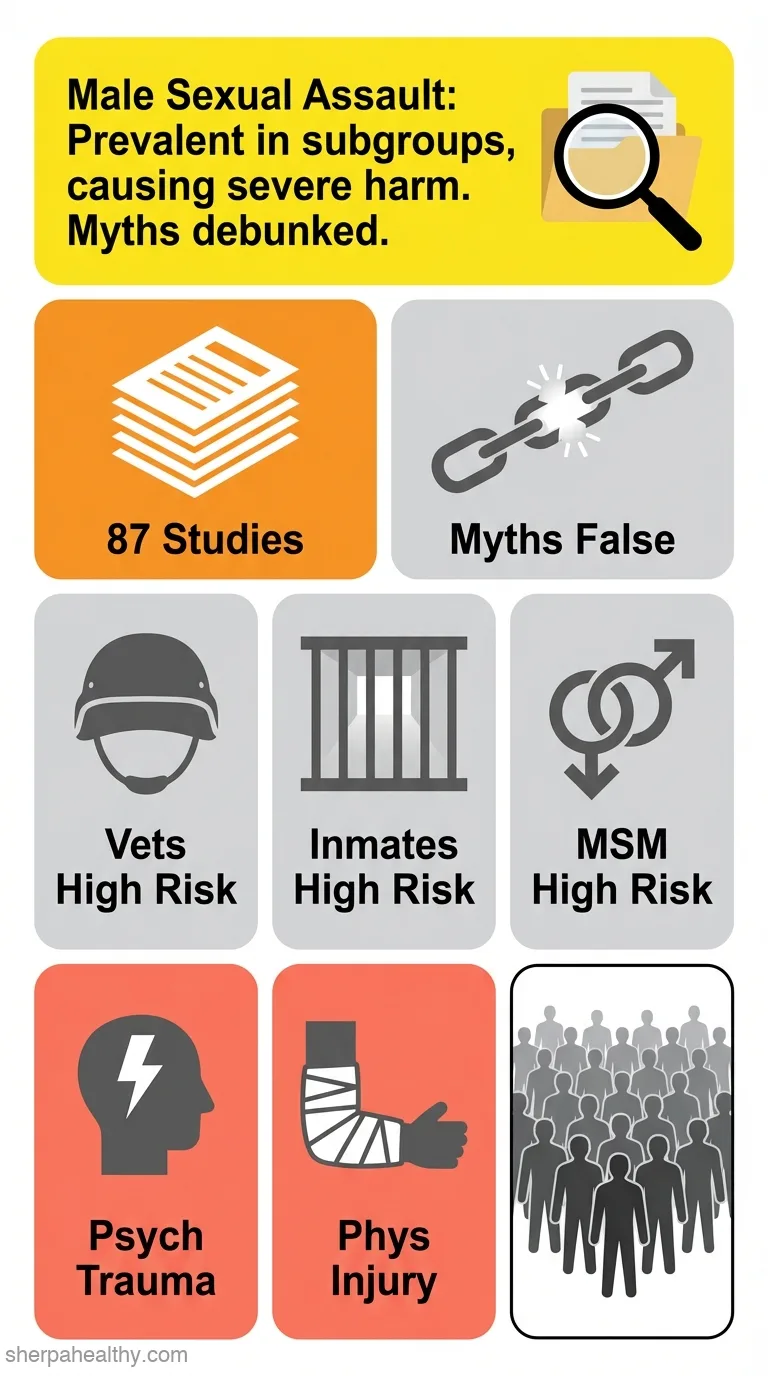 Prevalence and consequences of adult sexual assault of men: review of empirical findings and state of the literature.