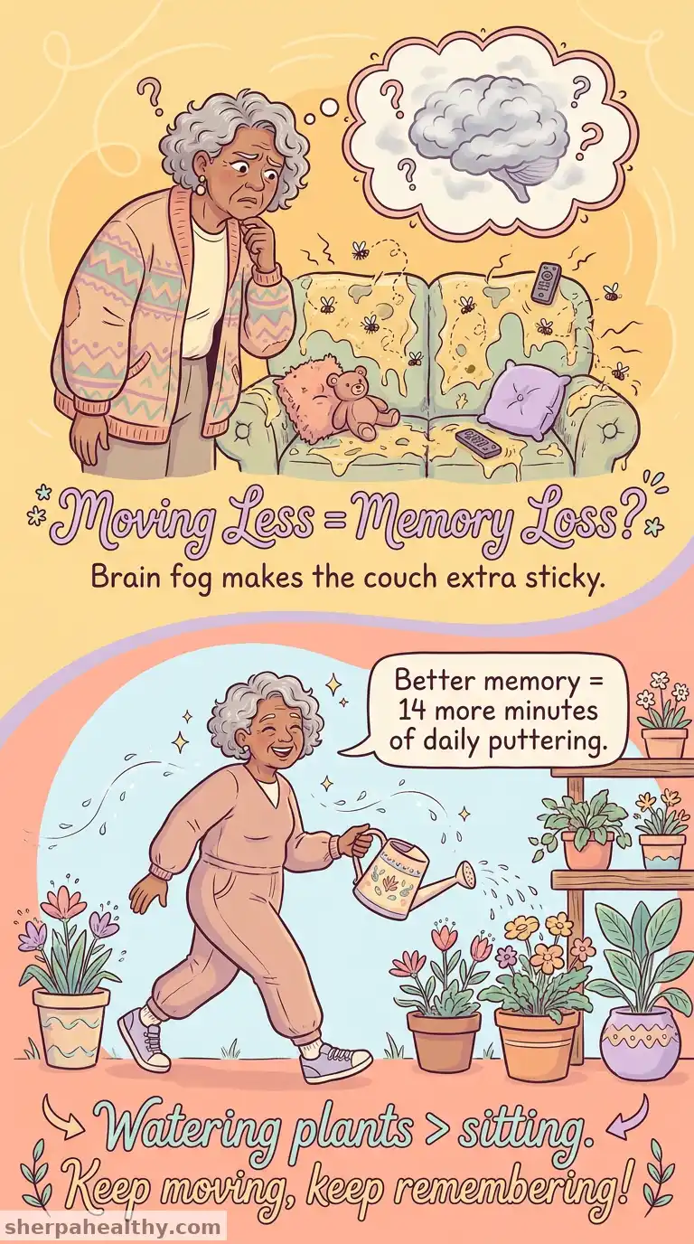 Declining physical activity may signal cognitive changes in older adults