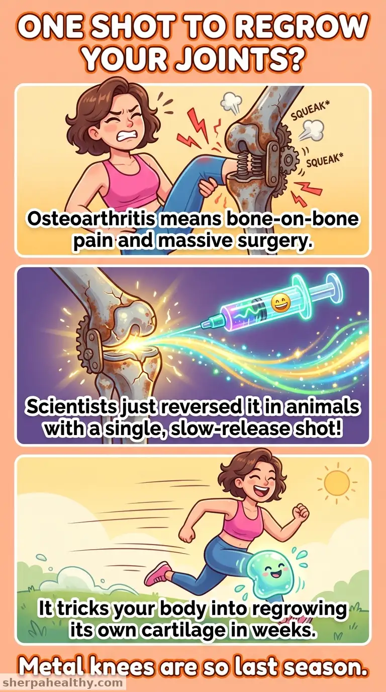 Experimental Drug Can Reverse Osteoarthritis in Weeks, Animal Research Shows