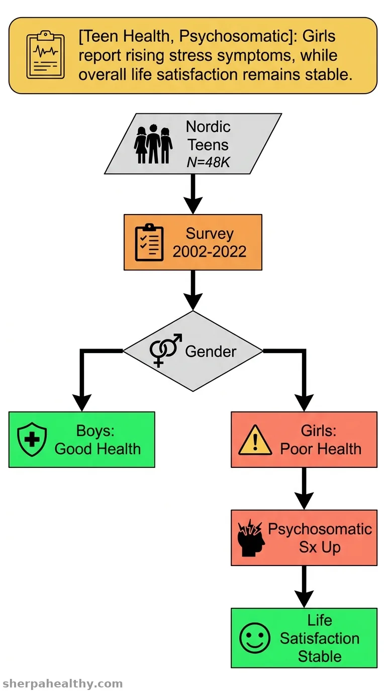 Time trends in cluster profiles of psychosomatic problems, self-rated poor health, and low life satisfaction from 2002 to 2022 among adolescents in five Nordic countries.