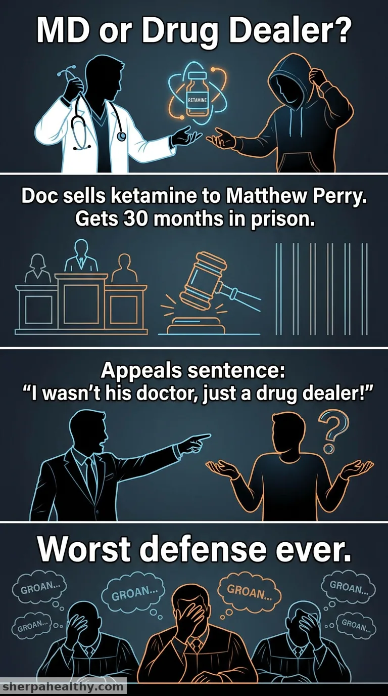 Doctor who sold Matthew Perry ketamine appeals sentence, arguing he was 'nothing more than a drug dealer'
