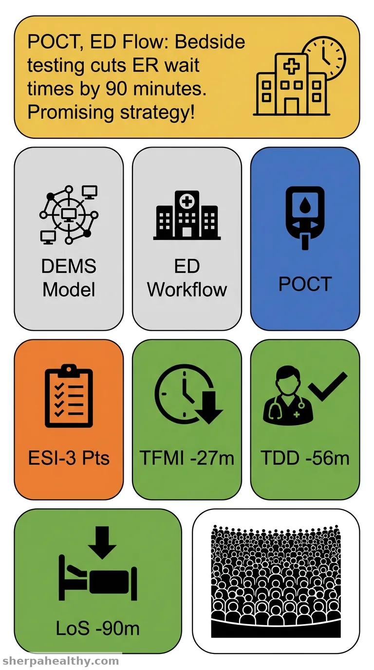 Development and validation of an advanced data analytics model to support strategic point-of-care testing utilization decisions in the emergency department.