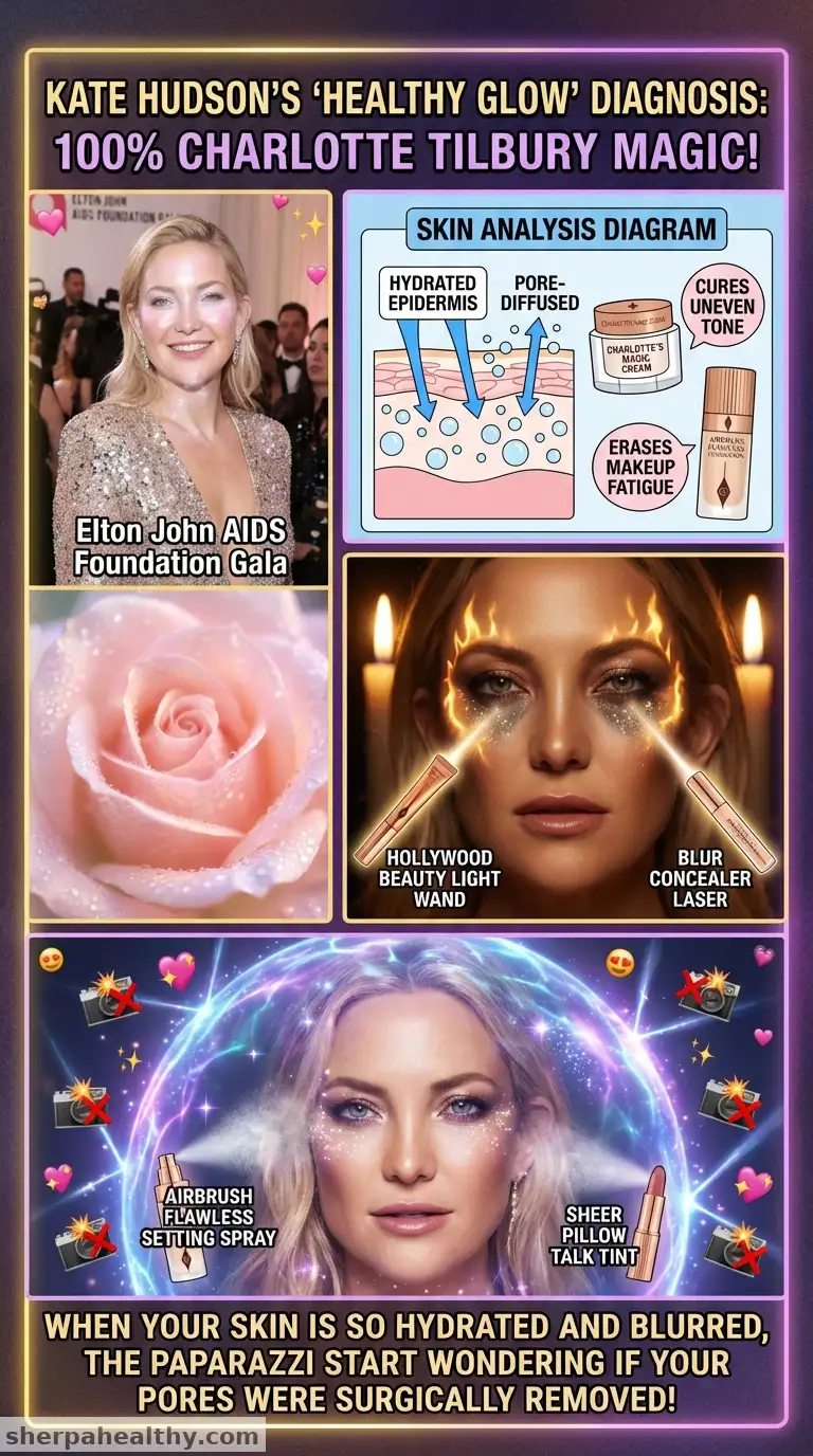 Kate Hudson’s Awards-Season Glow Comes Courtesy of Charlotte Tilbury