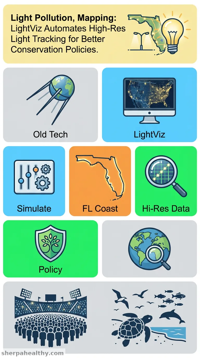 LightViz: autonomous light-field sensing, mapping, and assessment for distributed light pollution monitoring.