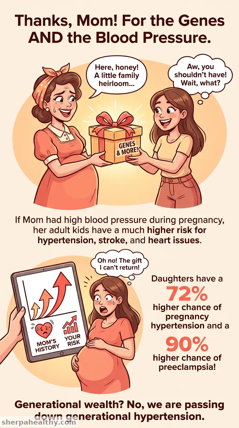 HDP Exposure Linked to Increased Cardiovascular Risk in Adult Offspring