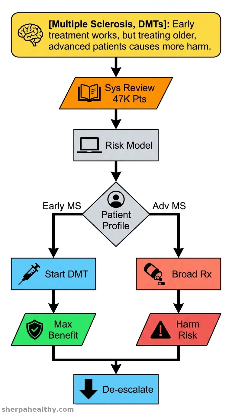 Extrapolating from trials to clinic: a predictive model defining the boundaries of benefit for multiple sclerosis therapies in real-world populations based on systematic review.