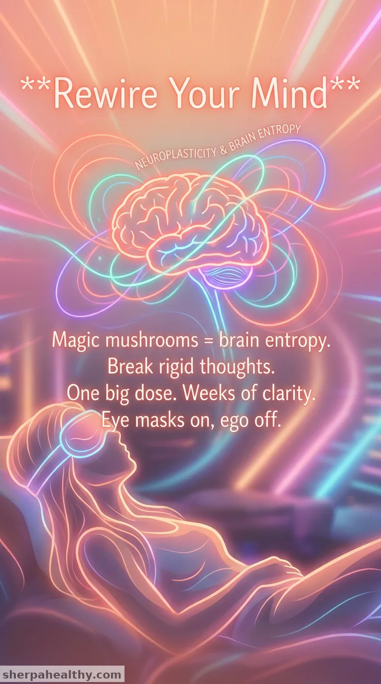 Psilocybin may reshape brain activity and support mental health, study finds