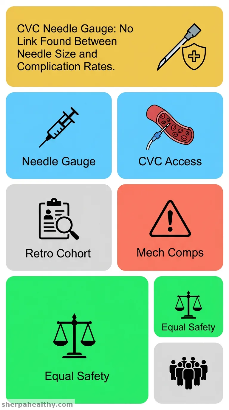 Access needle gauge and complication rate during central venous catheter insertion: a cohort study.
