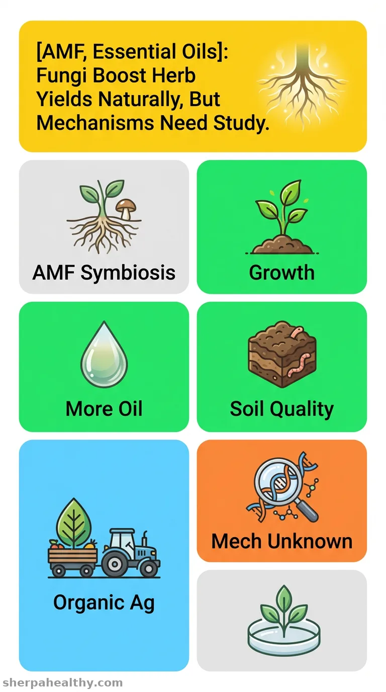 Symbiotic Relationships Between Arbuscular Mycorrhizal Fungi and Essential Oil-Producing Herbs: A Review of Recent Advances.