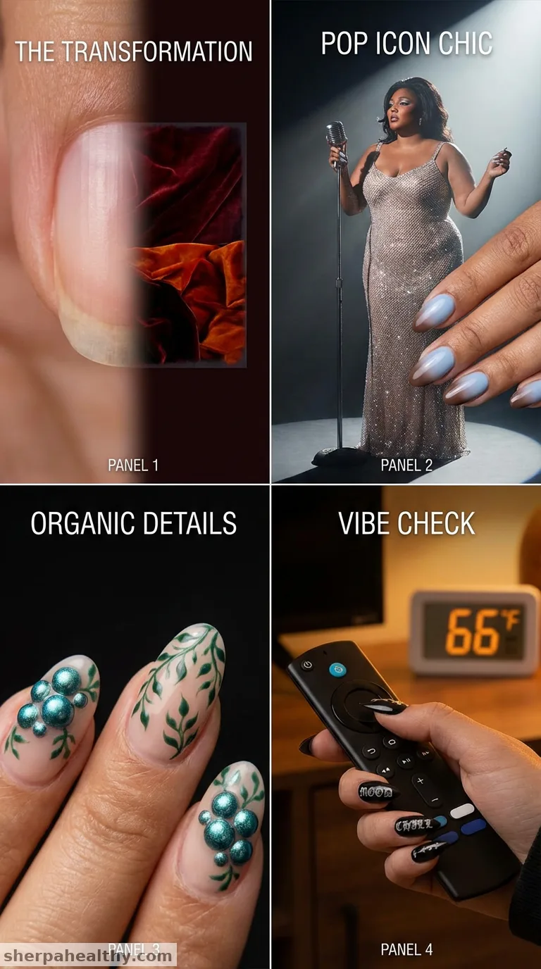 The 10 Best Nail Looks of the Week Are an Ode to Abstract Art with Sage Green Accents