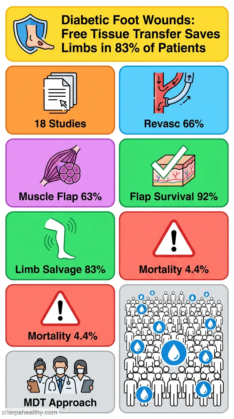 A systematic review of free tissue transfer in the management of non-traumatic lower extremity wounds in patients with diabetes.