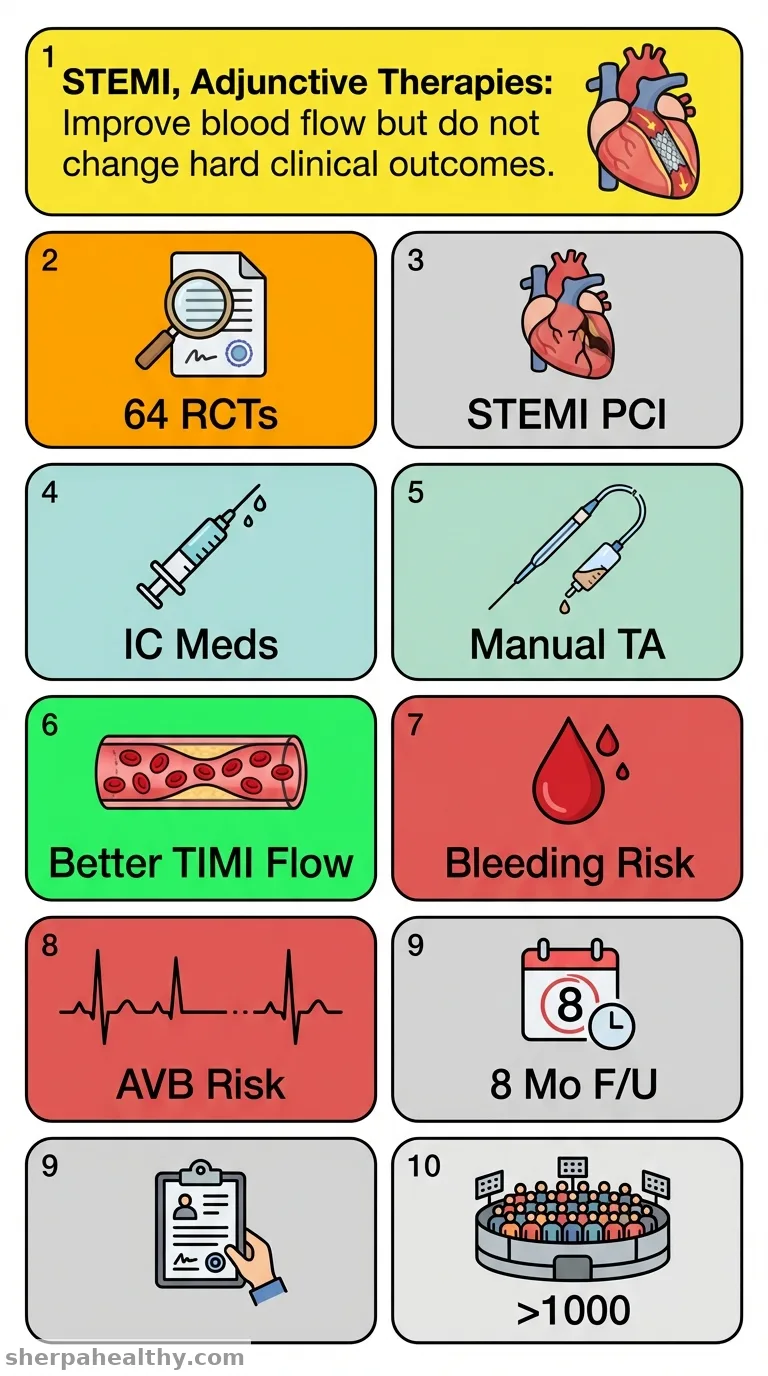 Intracoronary adjunctive therapies for ST-elevation myocardial infarction: a network meta-analysis of trials.
