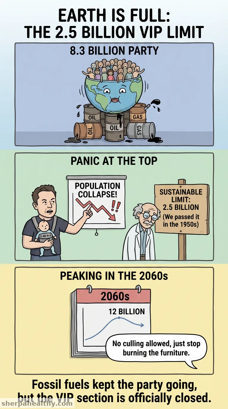 The Human Population Has Overshot Earth's Long-Term Carrying Capacity, Scientists Warn