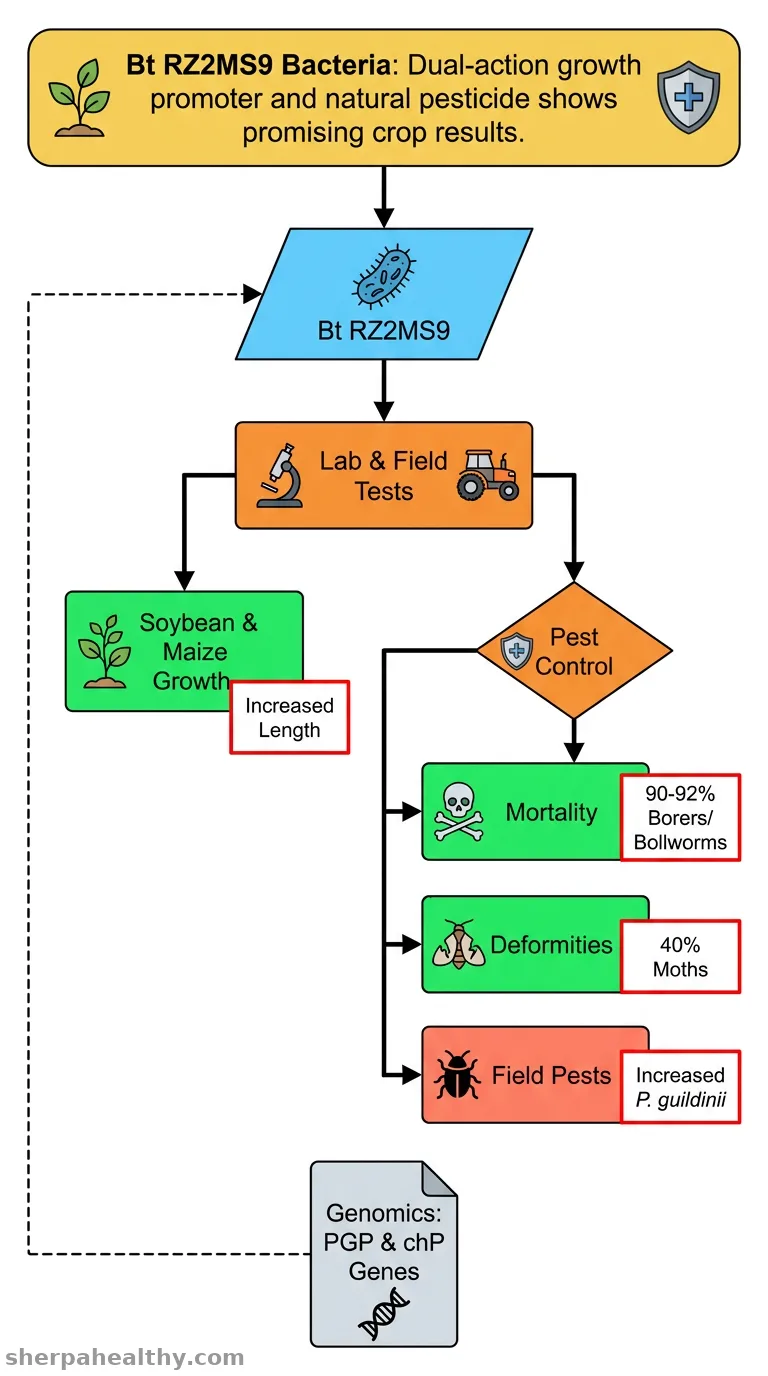 The dual role of Bacillus thuringiensis RZ2MS9: its effectiveness as an entomopathogen and a plant growth promoter in vitro and in field conditions.