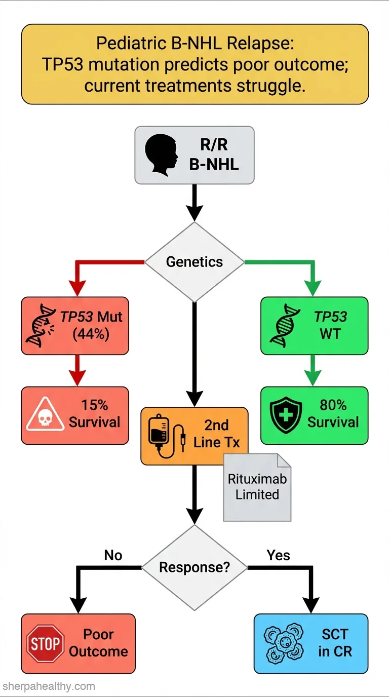Comprehensive analysis of relapsed-refractory mature B-cell non-Hodgkin lymphoma in children and adolescents.