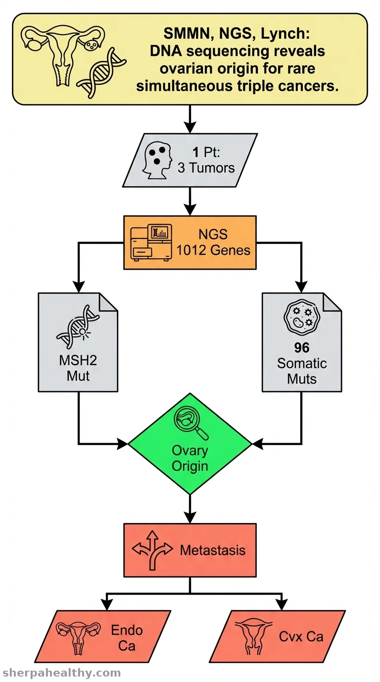 Clonal origins and divergent evolutionary relationships of synchronous multiple malignant neoplasms in gynecology revealed by next-generation sequencing.